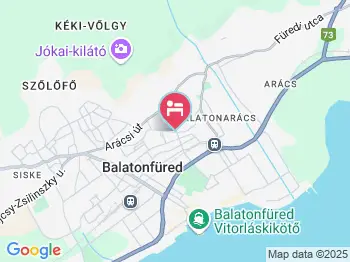 Royal Villa Balatonfüred a térképen