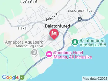 Rozi Apartman Balatonfüred a térképen
