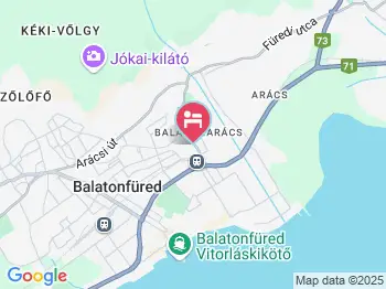 Rózsika Vendégház Balatonfüred a térképen