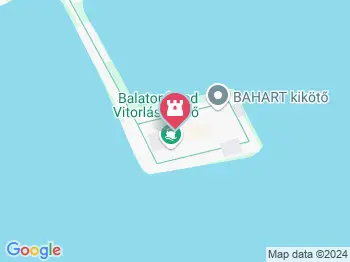 Sánta Róza kalózhajó Balatonfüred a térképen