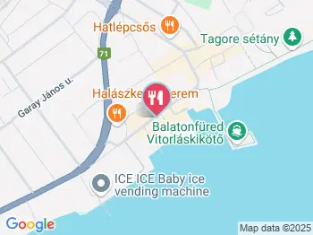 Sirály kávézó-larus cafe bar Balatonfüred a térképen