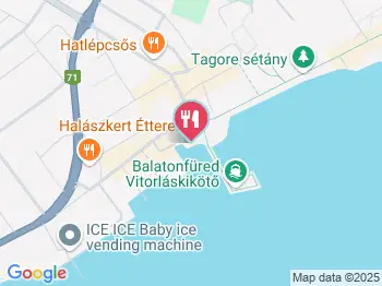 Vitorlás Étterem Balatonfüred a térképen