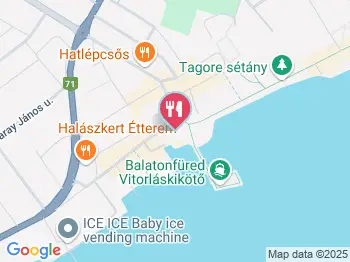 Stég Bisztró Balatonfüred a térképen