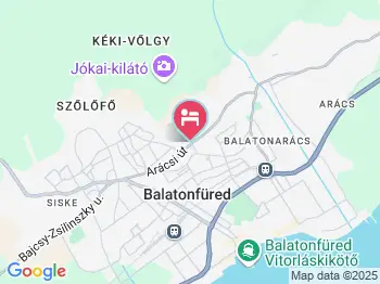 Szeibert Vendégház-Panoráma Panzió Balatonfüred a térképen