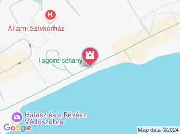 Tagore sétány Balatonfüred a térképen