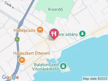 Taverna Étterem és Vendégház Balatonfüred a térképen