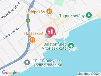 Tigris Reggeliző & Bisztró Balatonfüred a térképen