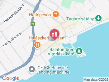 Üvegtigris Büfé Balatonfüred a térképen