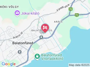 Vadvirág Vendégház Balatonfüred a térképen