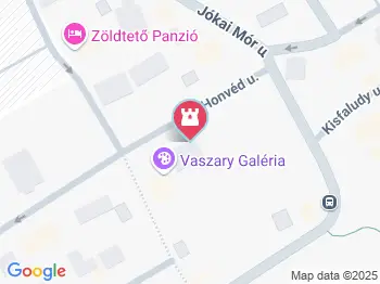 Vaszary Galéria Balatonfüred a térképen