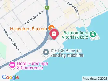 Vitorlázz Füreden Balatonfüred a térképen