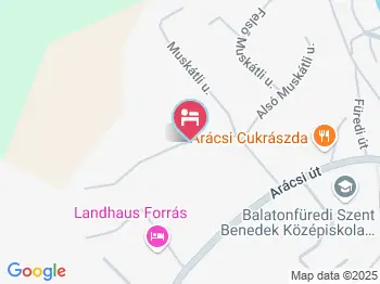 Wellness-house Balatonfüred Balatonfüred a térképen