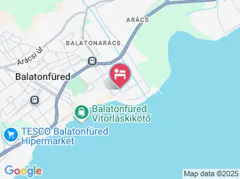 Zafír Vendégház Balatonfüred a térképen