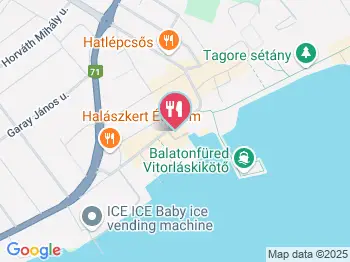 Zelna Borbár Balatonfüred a térképen