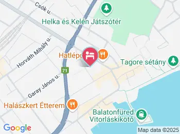 Zöldtető Panzió Balatonfüred a térképen