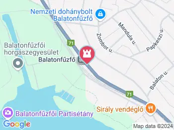 Beach Fesztivál 2022 Balatonfűzfő a térképen