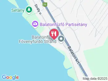 Cimbora büfé Balatonfűzfő a térképen