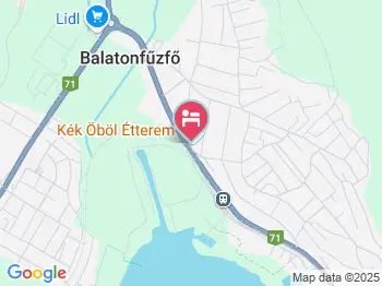 Kék Öböl Panzió Balatonfűzfő a térképen