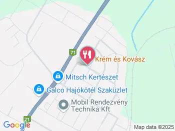 Krém és Kovász Balatonfűzfő a térképen