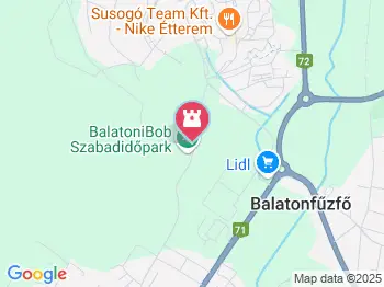 Serpa Kalandpark Balatonfűzfő a térképen