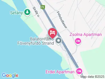 Sirály Ház Balatonfűzfő a térképen