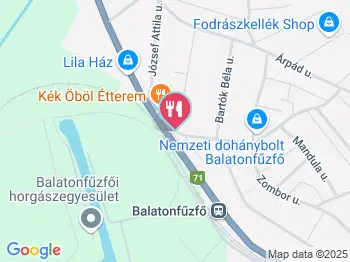 Susogó Étterem Balatonfűzfő a térképen