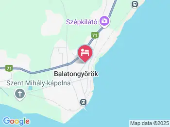 Andrea Apartmanház Balatongyörök a térképen