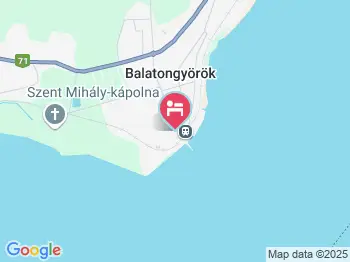 Bödecs Nyaraló Balatongyörök a térképen