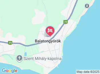 Carmen Hotel Balatongyörök a térképen