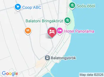 Kastély Hotel Üdülőszálló Balatongyörök a térképen