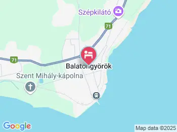  Castrum Üdülőfalu Balatongyörök a térképen