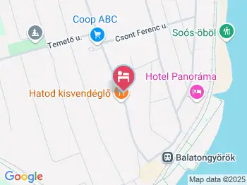 Eifert Panzió Balatongyörök a térképen