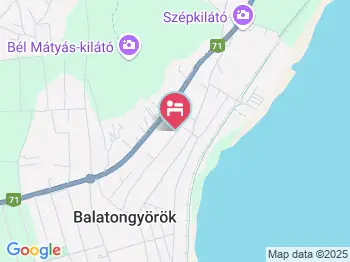 Gyöngyház Apartman Balatongyörök a térképen