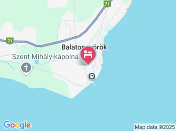 Orgona Nyaralóház Balatongyörök a térképen
