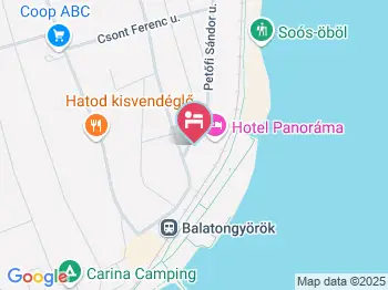 Retro Szálló Balatongyörök a térképen