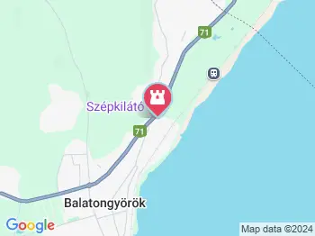 Szépkilátó Balatongyörök a térképen