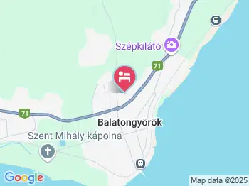 Tóranéző Vendégház Balatongyörök a térképen