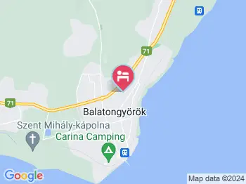 Villa Galagonya Balatongyörök a térképen