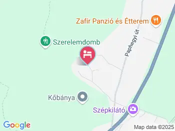 Zafír Panzió Balatongyörök a térképen