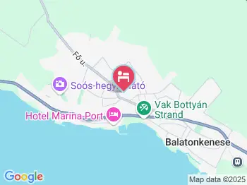 Balaton Kenese Nyaraló Balatonkenese a térképen