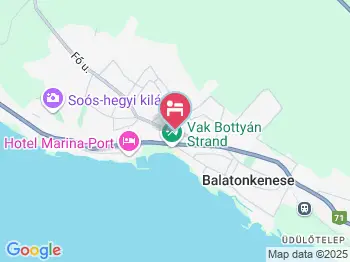 Bogi Apartman Balatonkenese a térképen