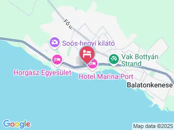 Herbi Panzió Balatonkenese a térképen