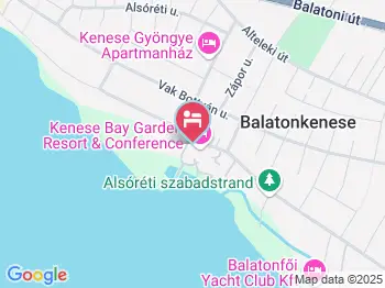 Kenese Bay Garden Resort & Conference Balatonkenese a térképen