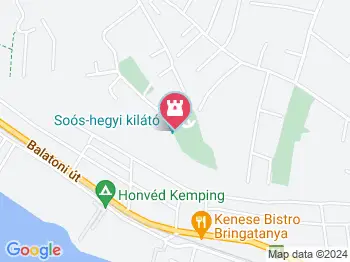 Soós-hegyi kilátó Balatonkenese a térképen