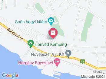 Soós Lajos emlékoszlop Balatonkenese a térképen