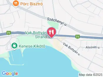 Strand Cukrászda Balatonkenese a térképen
