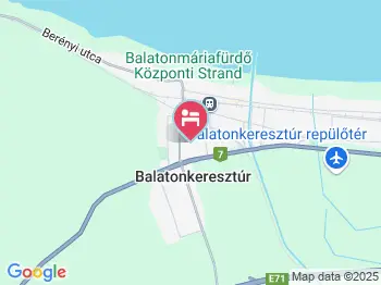 Kerti Panzió Balatonkeresztúr a térképen