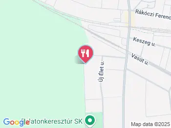 Kristály Panzió - Étterem Balatonkeresztúr a térképen