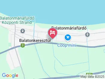 Talián Apartmanok Balatonkeresztúr Balatonkeresztúr a térképen