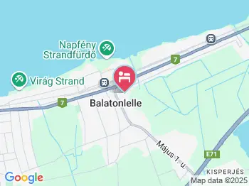 Apartman Zoltán Balatonlelle a térképen